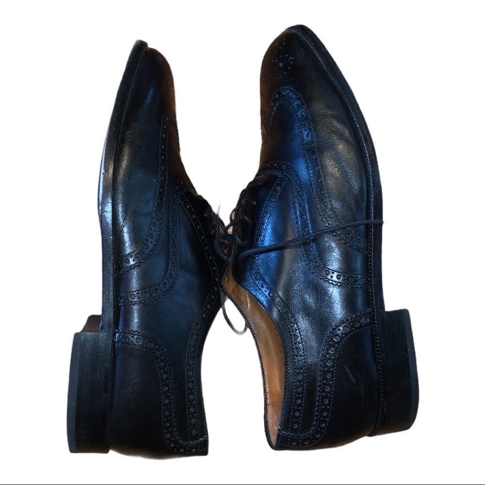 Rockport Black Leather Dress Shoes Size